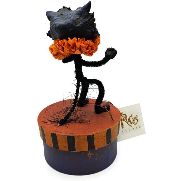 Rucus Studio Scott Smith Brat Cat Halloween Purple Black Figure Candy Box Decor - Picture 5 of 8